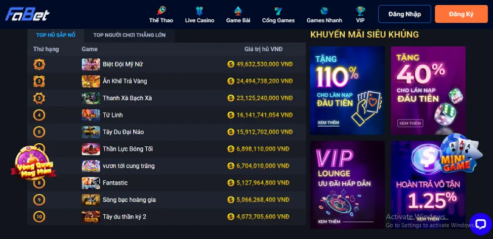 Game mới và công nghệ Win66